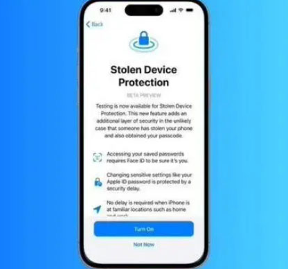 歙县苹果授权维修店分享被盗设备保护功能开启方法 