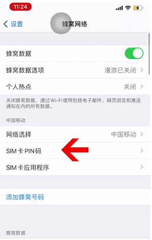 歙县苹果14维修网分享如何给iPhone14的SIM卡设置密码 