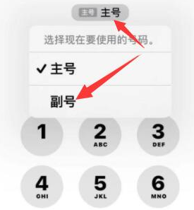 歙县苹果14维修店分享iPhone 14 Pro Max使用副卡打电话的方法 