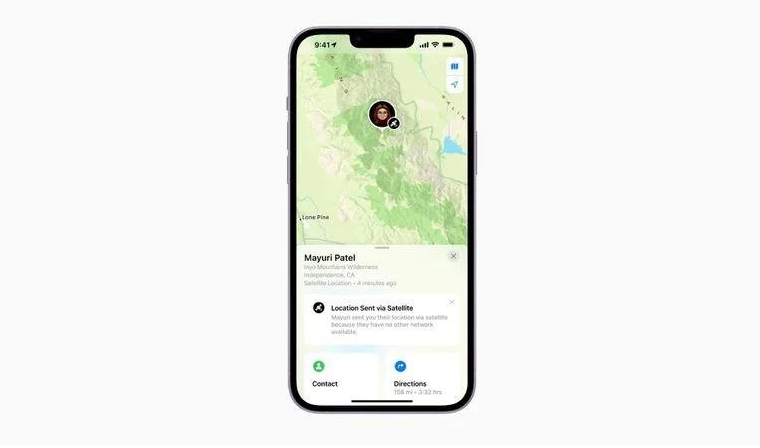 歙县苹果14维修分享iPhone14系列中 FindMy功能通过卫星分享位置方法教程 